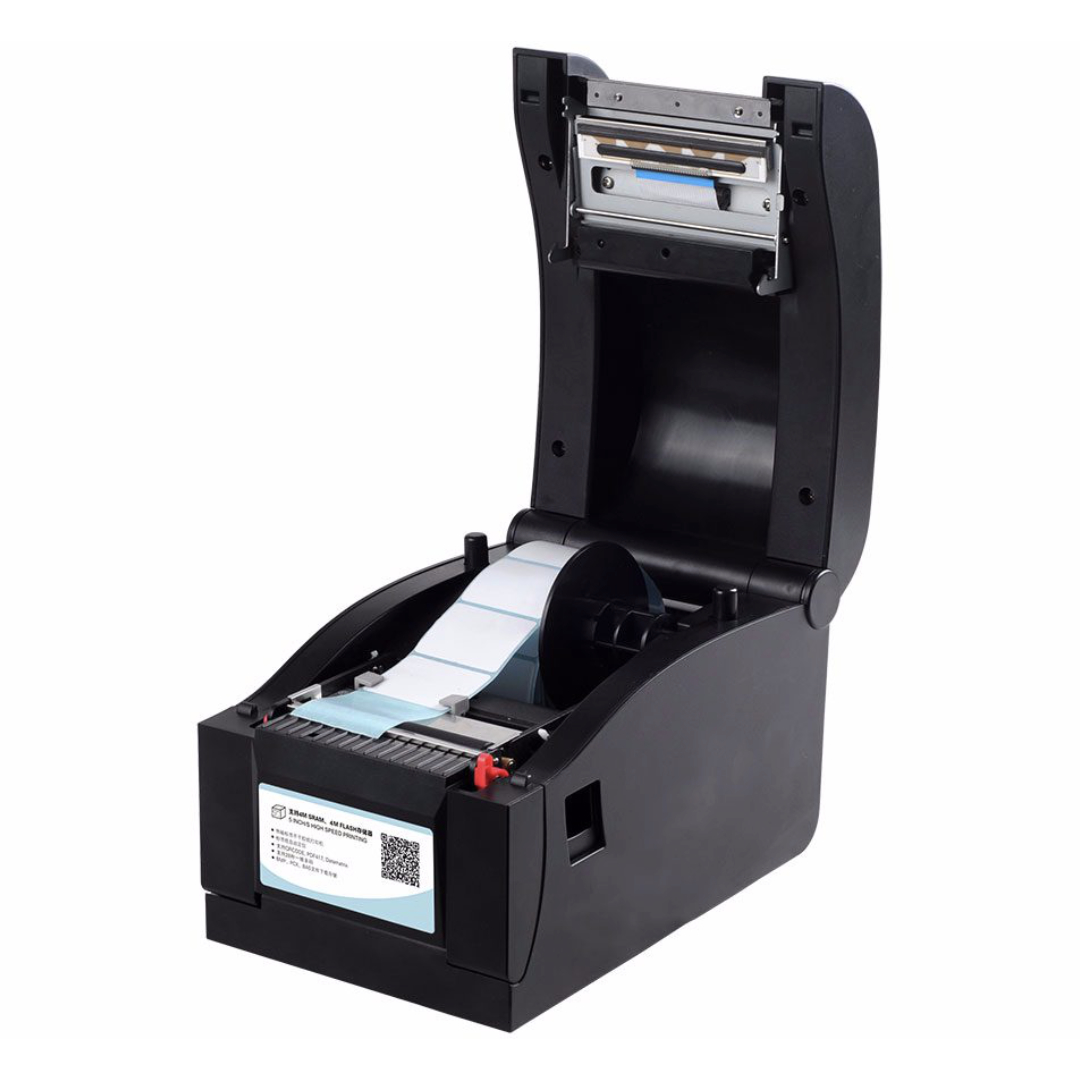 Impresora para etiquetas autoadhesivas termicas de 108MM de ancho.
