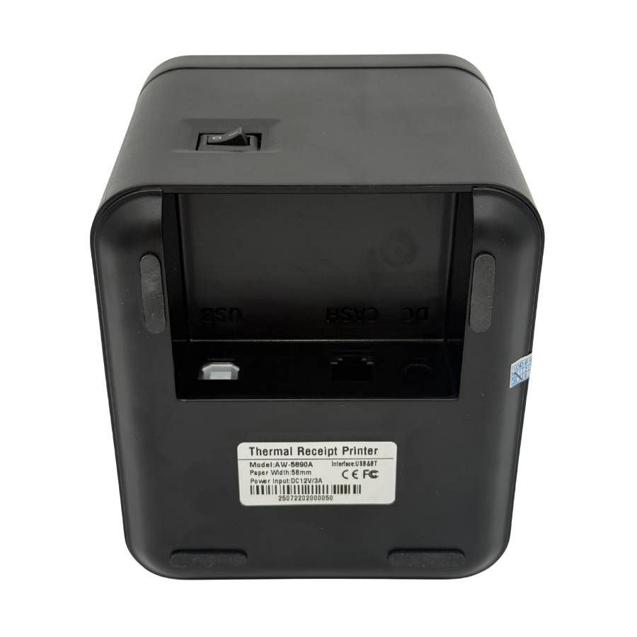 Impresora térmica, facturación, comandas, USB + BT, 58mm. ASIANWELL aw5890A - Imagen 6