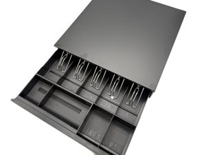 Gaveta, cajón para dinero, 5 espacios para billetes, metálico. ASIANWELL aw 405